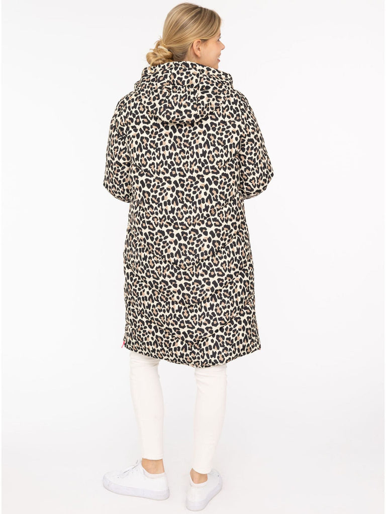 Steppjacke Allover leo, Ansicht hinten