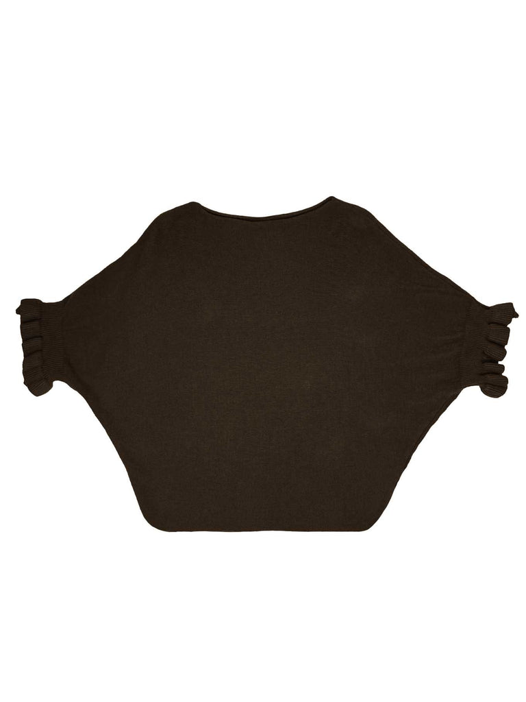 Pullover Lana schokobraun, Ansicht vorn