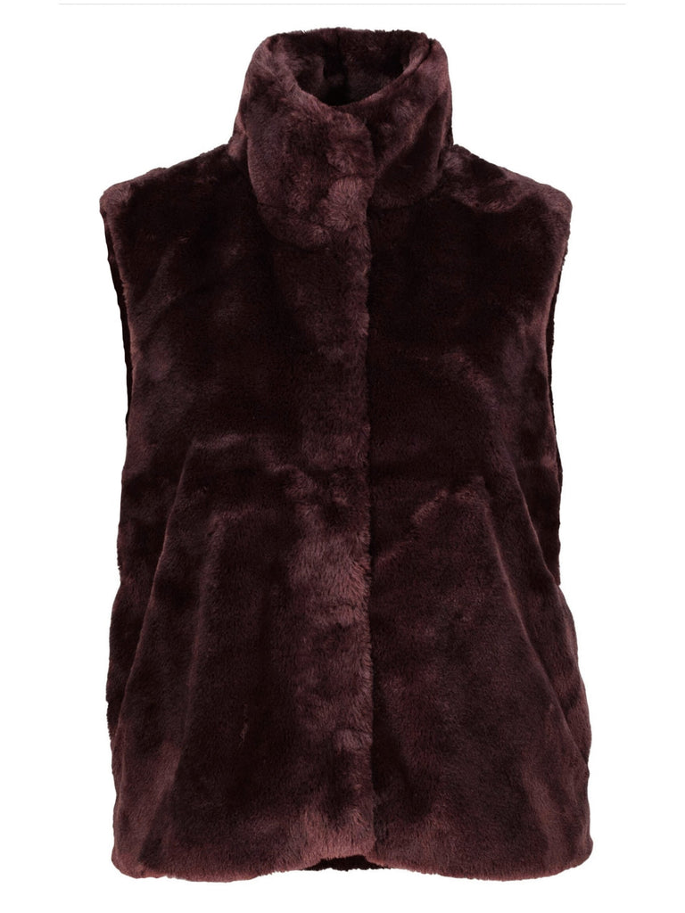 Weste Lison chocolate bean, Ansicht vorn