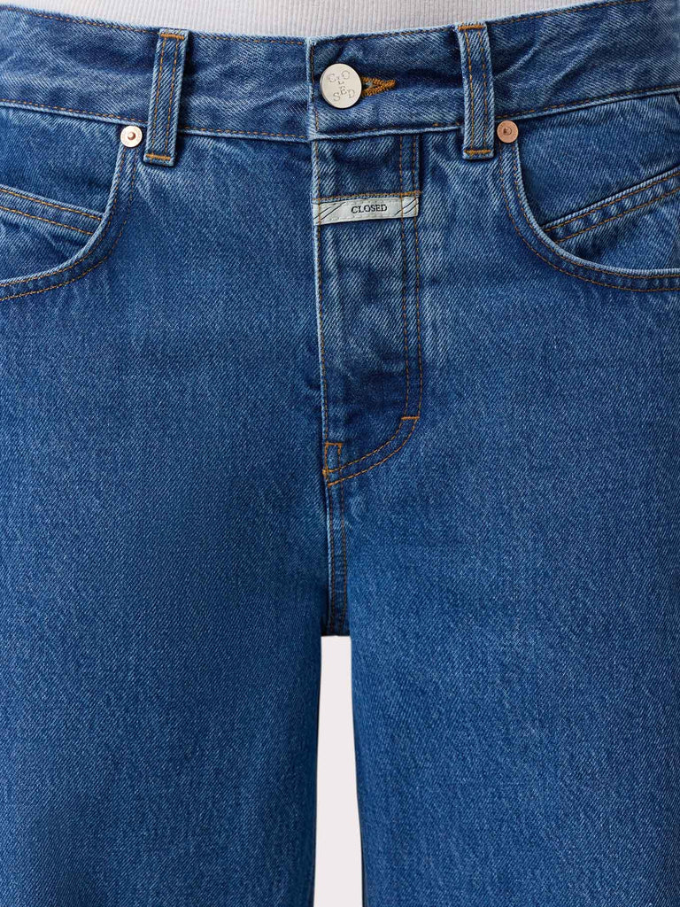 Closed Jeans Nikka mid blue, Ansicht Detail