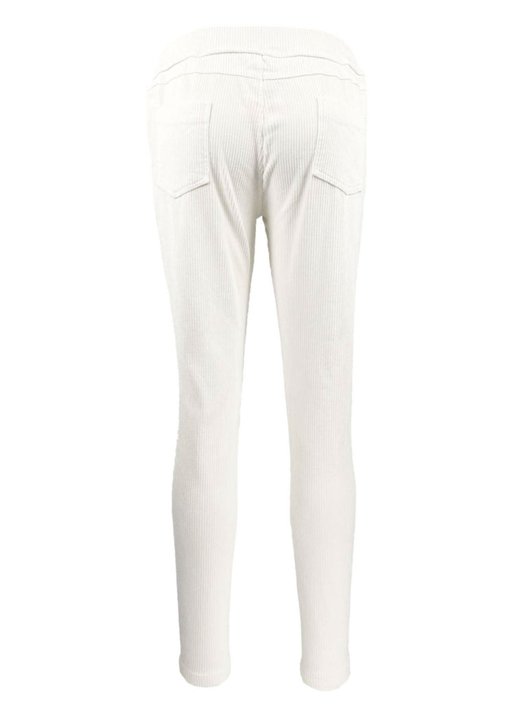 Jogpant Cord creme, Ansicht hinten