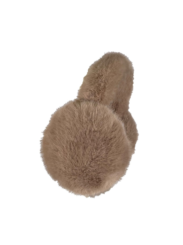 Ohrenwärmer taupe, Ansicht seitlich