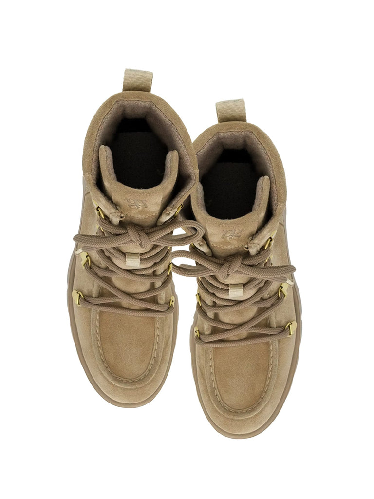 Schnürboot soft suede grain, Ansicht oben