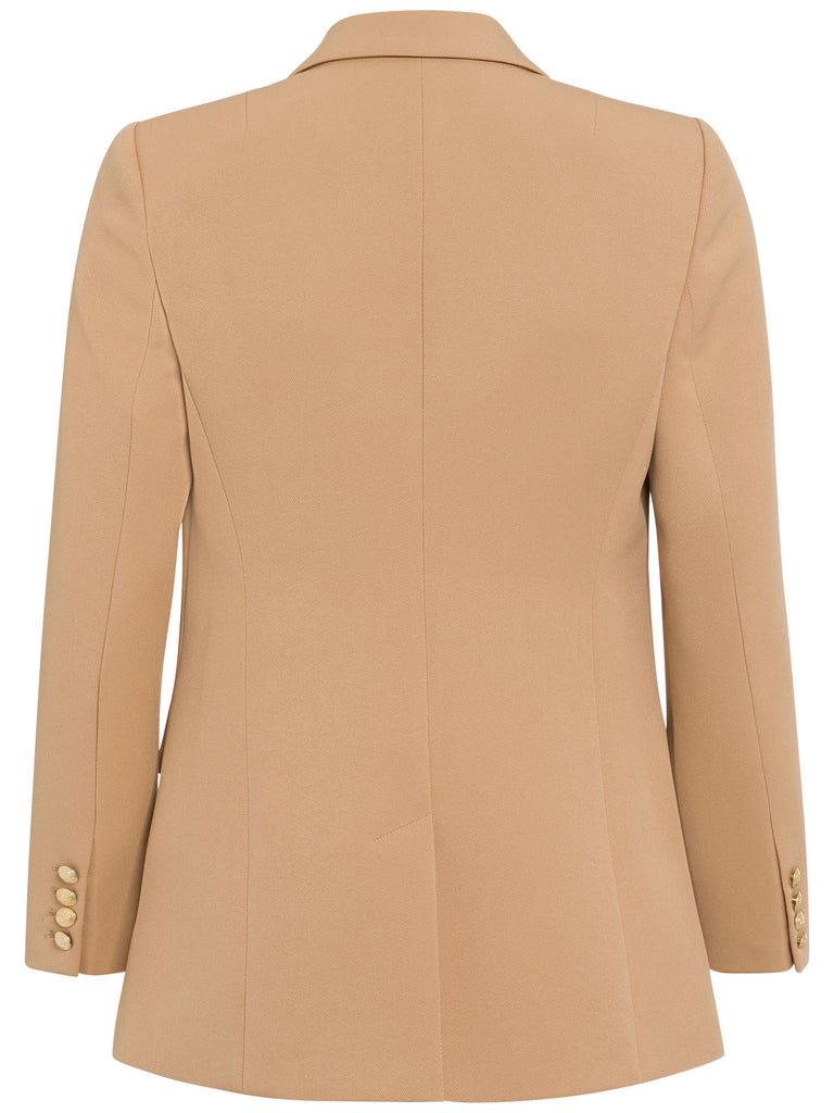 Blazer beige, Ansicht hinten