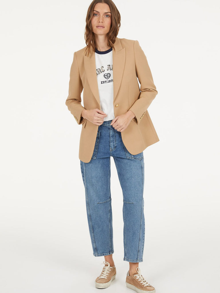 Blazer beige, Ansicht vorn