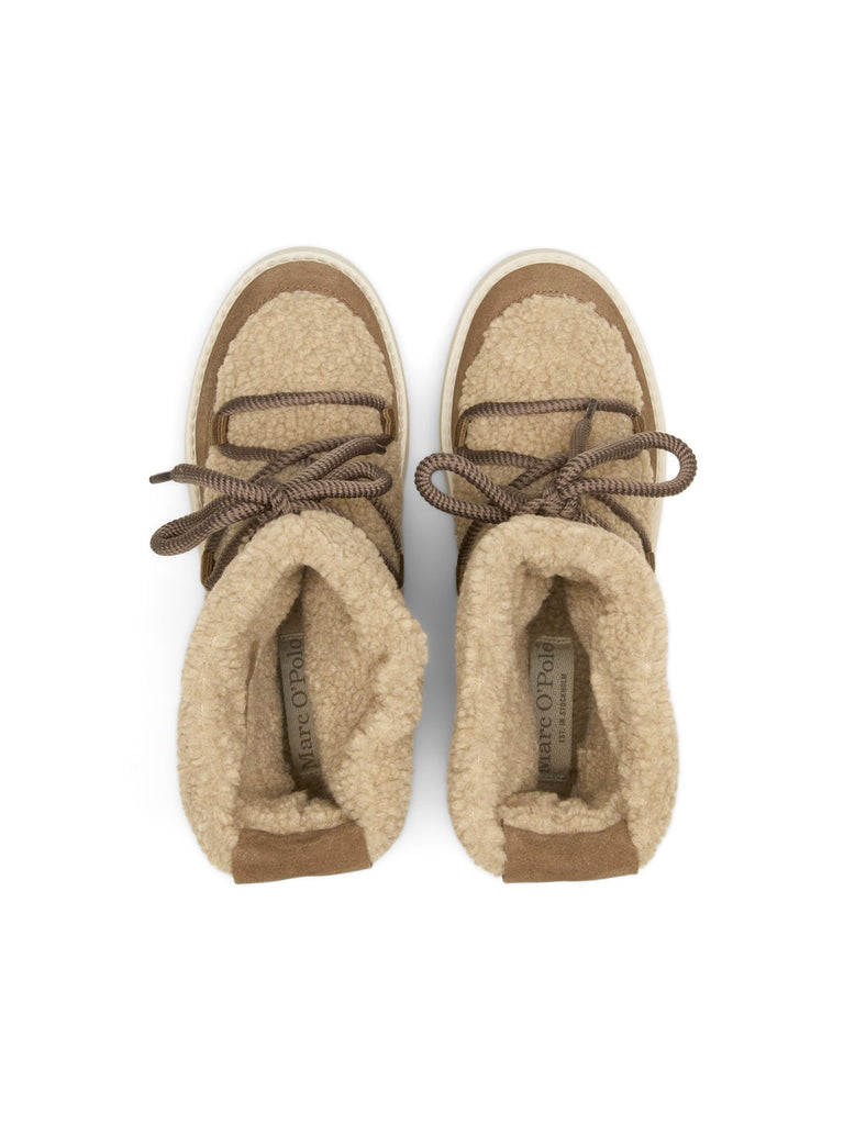 Boot dark taupe, Ansicht von oben Paar