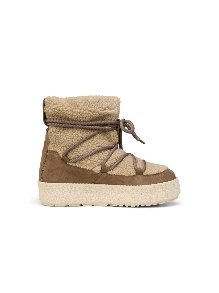 Boot dark taupe, Ansicht seitlich