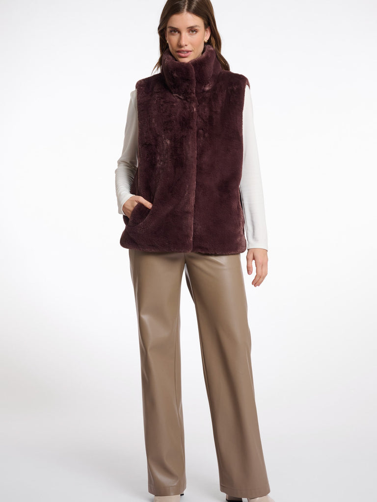 Weste Lison chocolate bean, Ansicht vorn