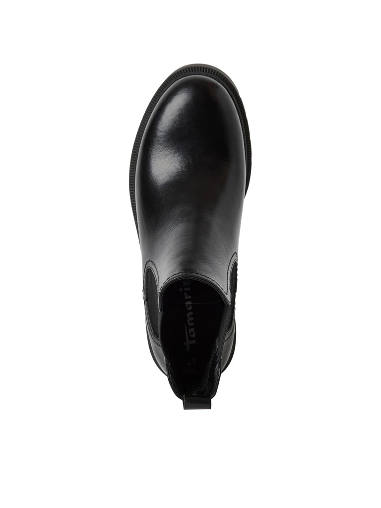 Chelsea Boot black leather, Ansicht oben