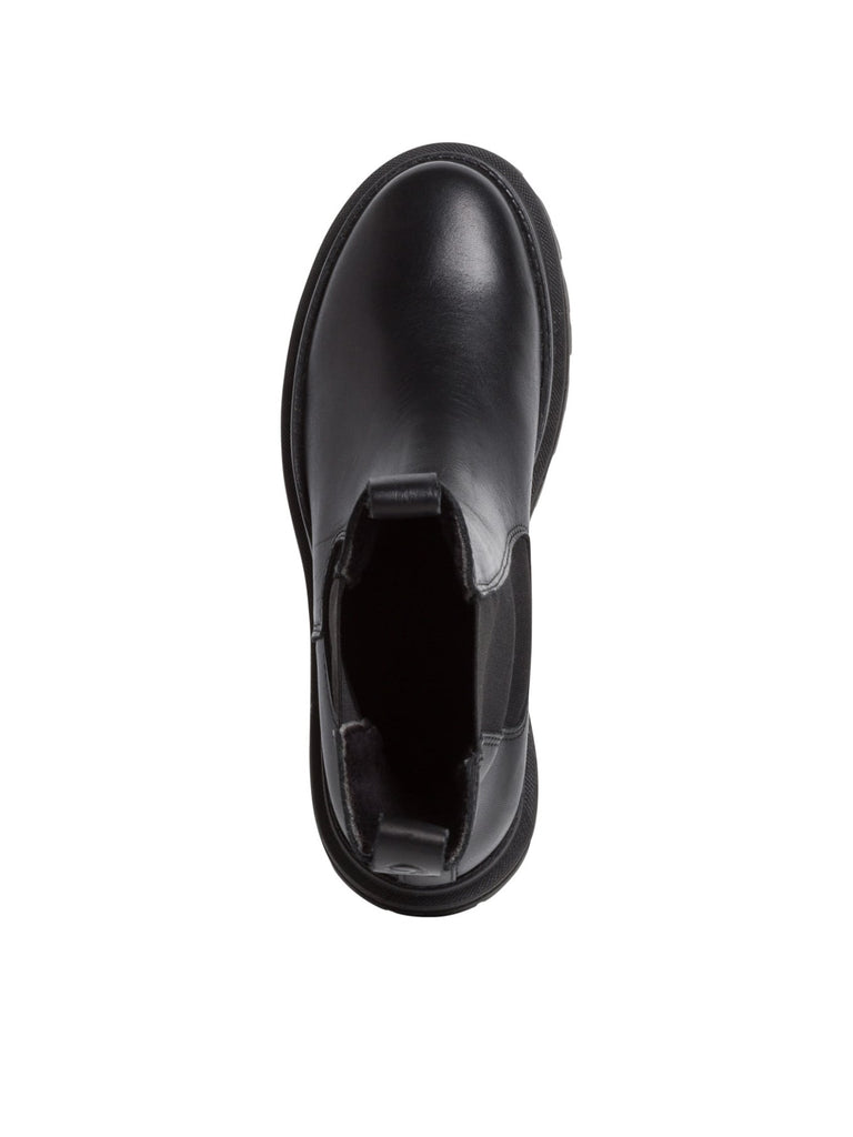 Chelsea Boot black leather, Ansicht oben