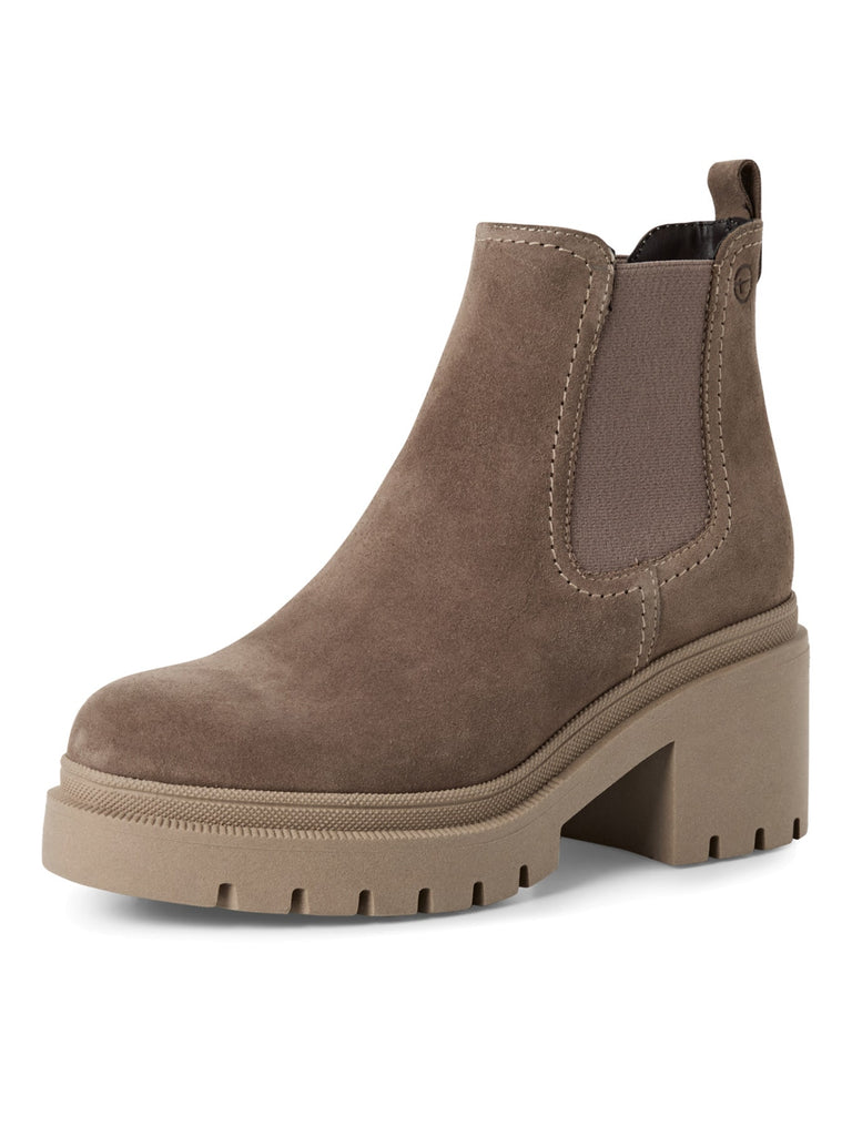 Chelsea Boot taupe suede, Ansicht seitlich