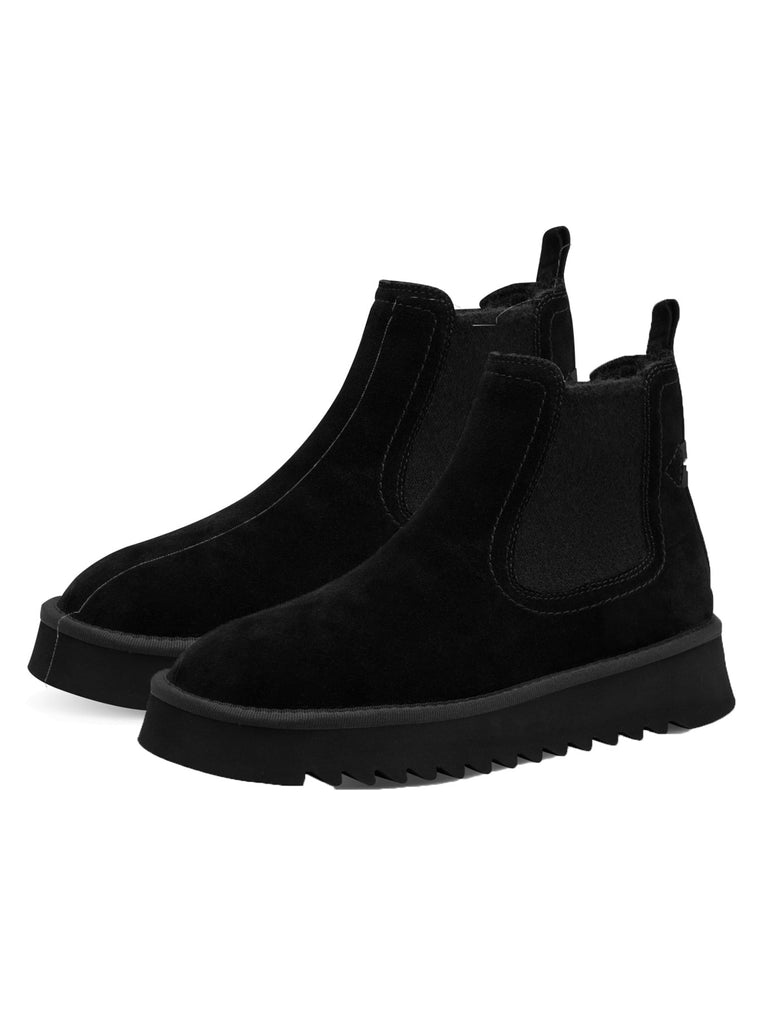 Chelsea Boot Warmfutter black, Paar-Ansicht seitlich
