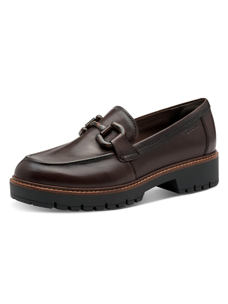 Slipper, braun, Ansicht seitlich
