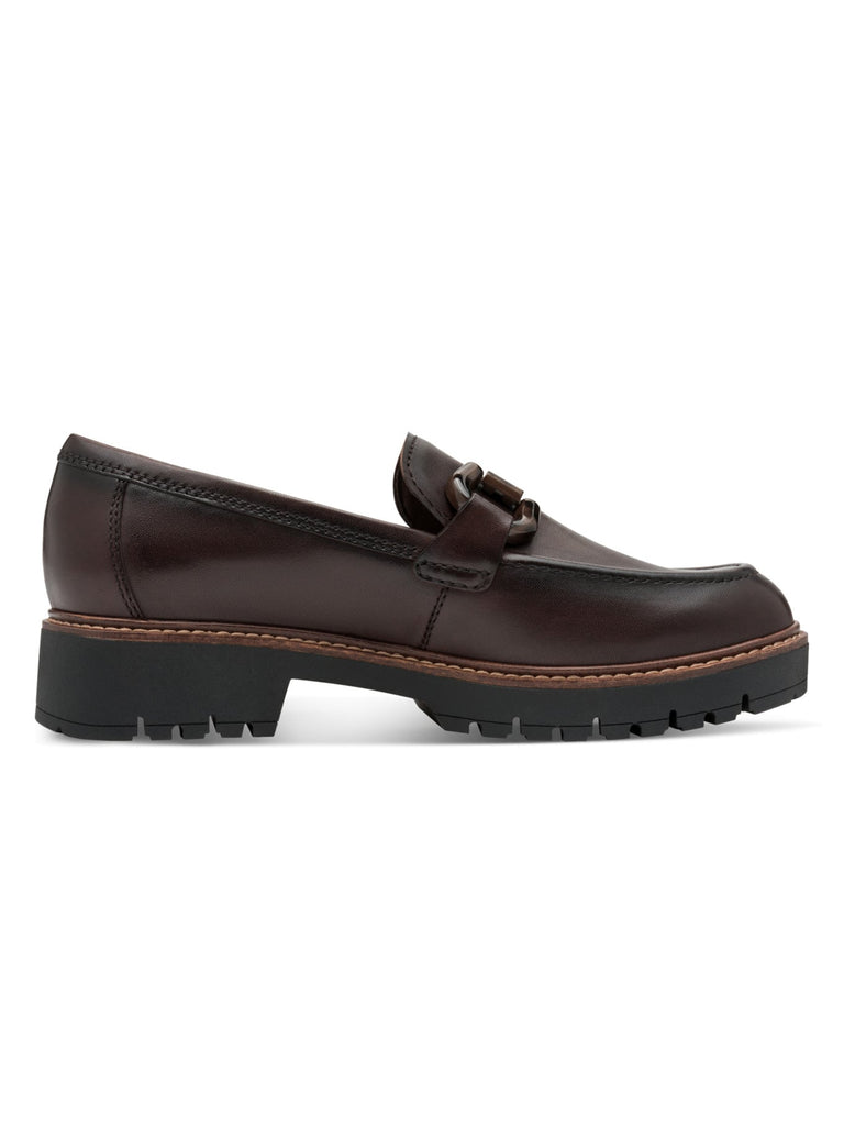 Slipper, braun, Ansicht seitlich
