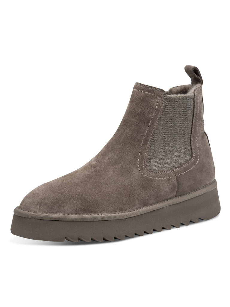 Chelsea Boot Warmfutter taupe, Ansicht seitlich