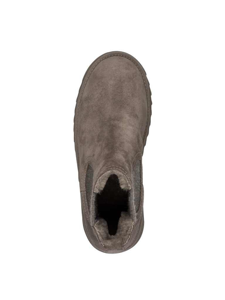 Chelsea Boot Warmfutter taupe, Ansicht oben