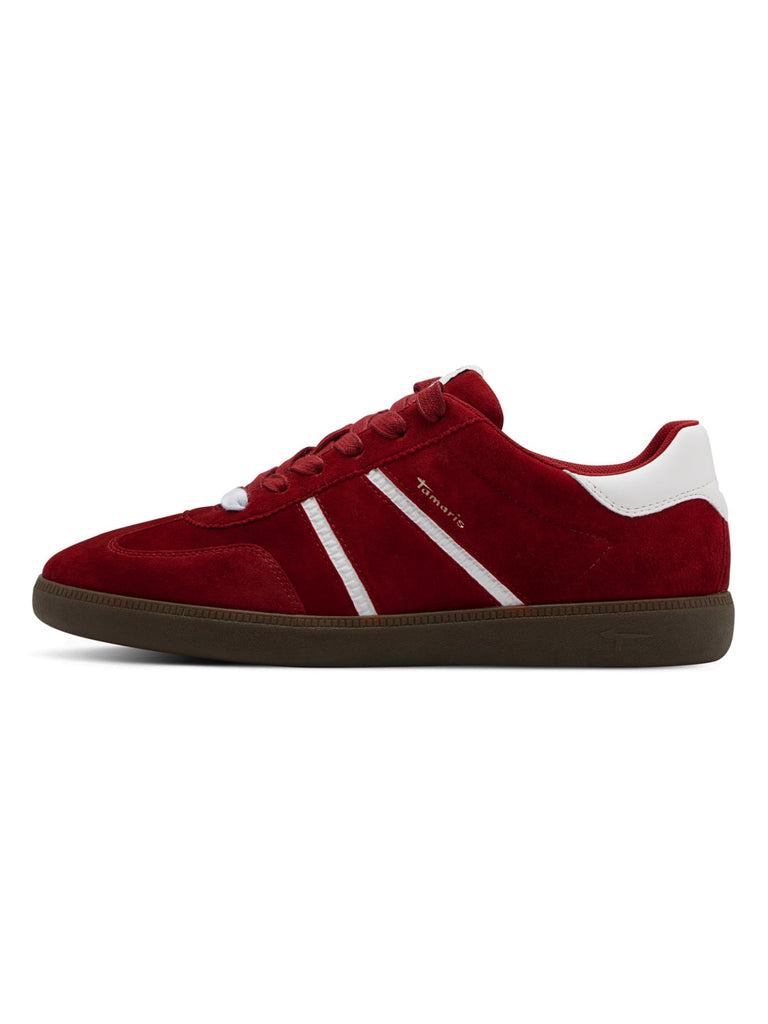 Sneaker, bordeaux, Ansicht seitlich