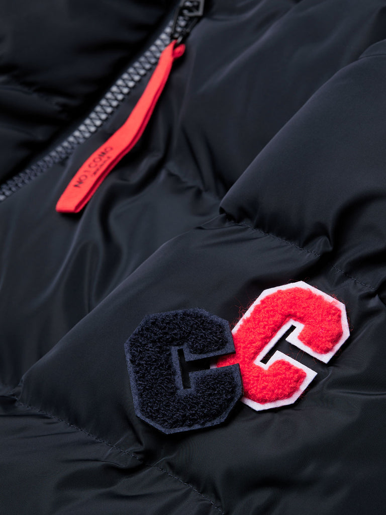 Steppmantel Meran navy, Ansicht Detail